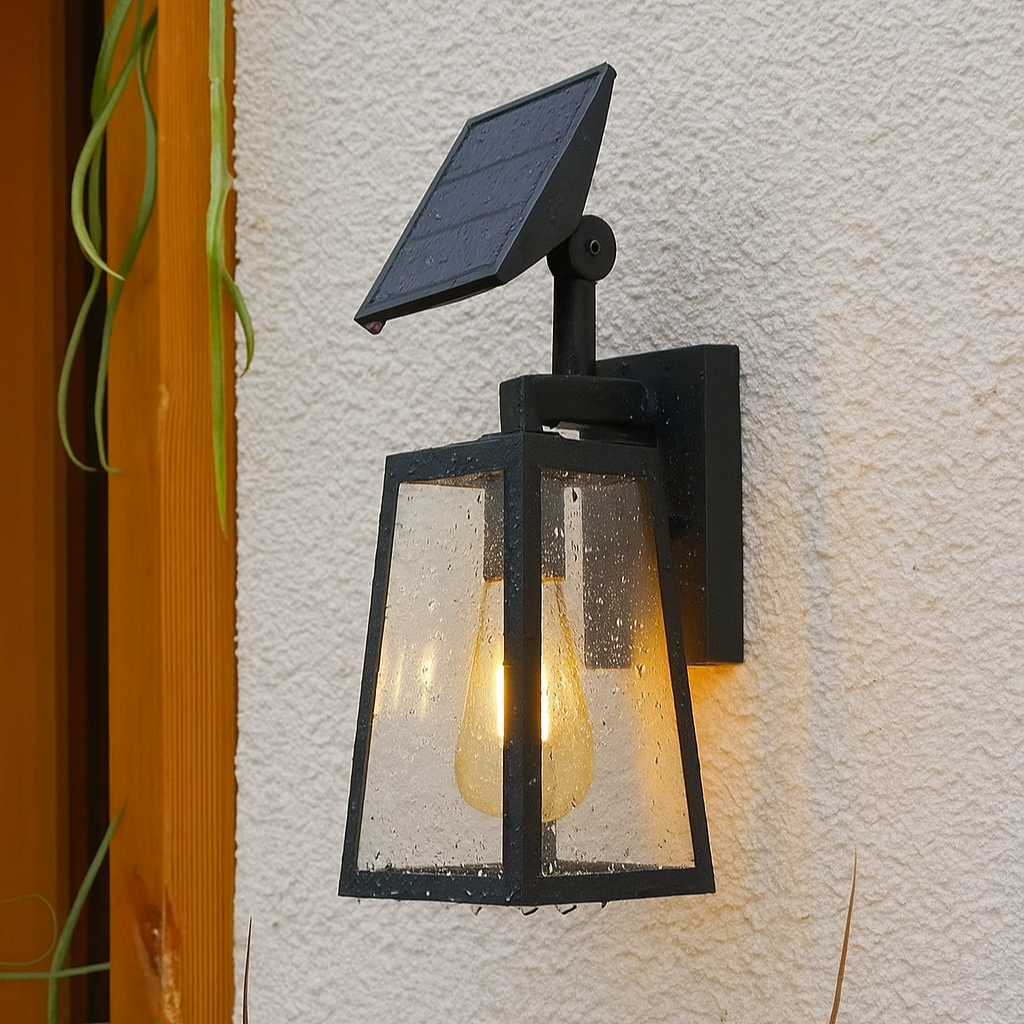 Galio – LED Solar Wall Lantern