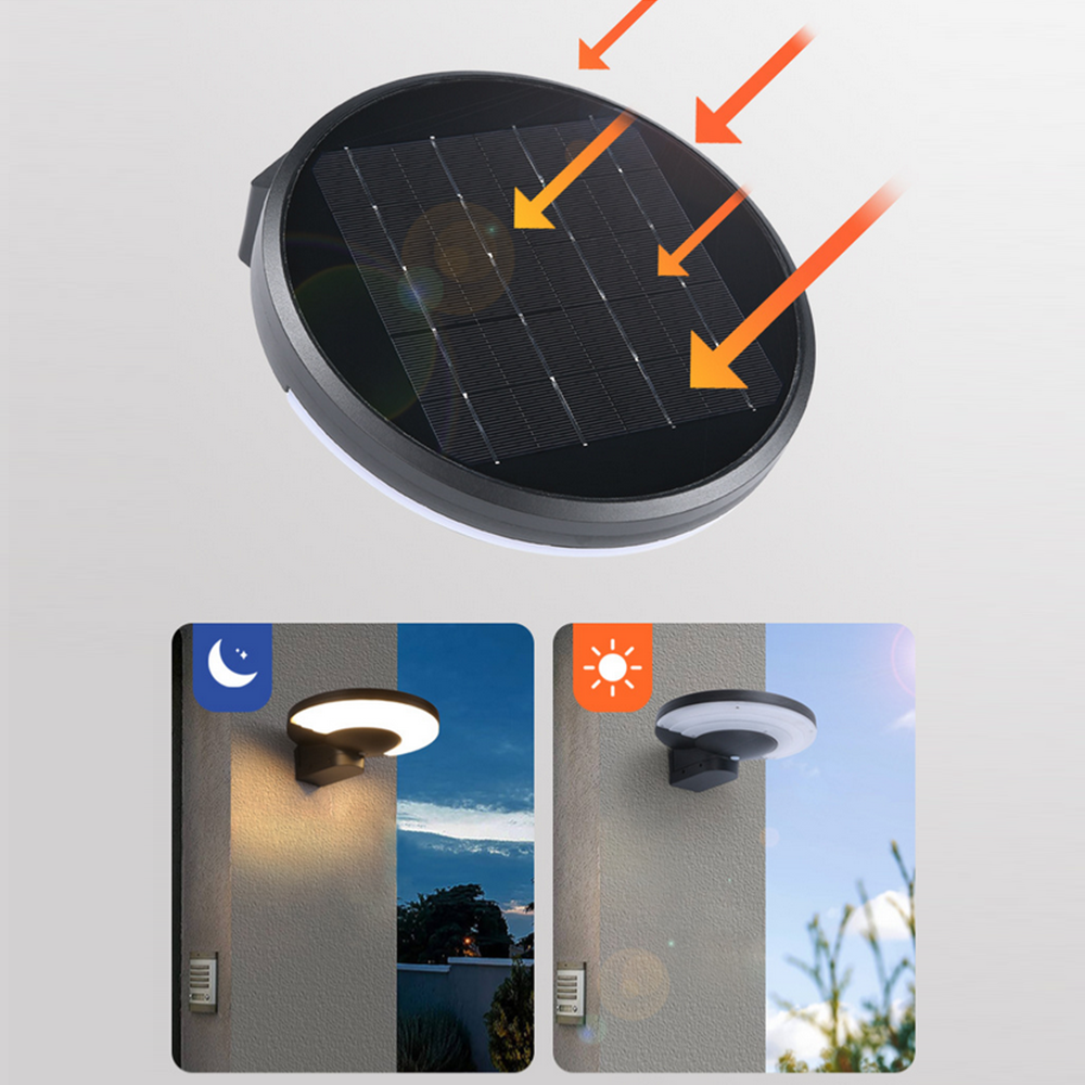LumaArc Solar Wall Light – Motion Sensor LED