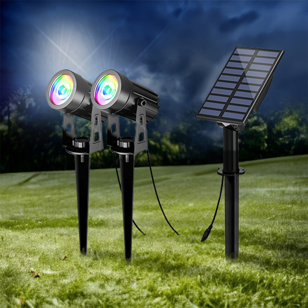 ColorSplash™- Solar RGB Outdoor Spotlights