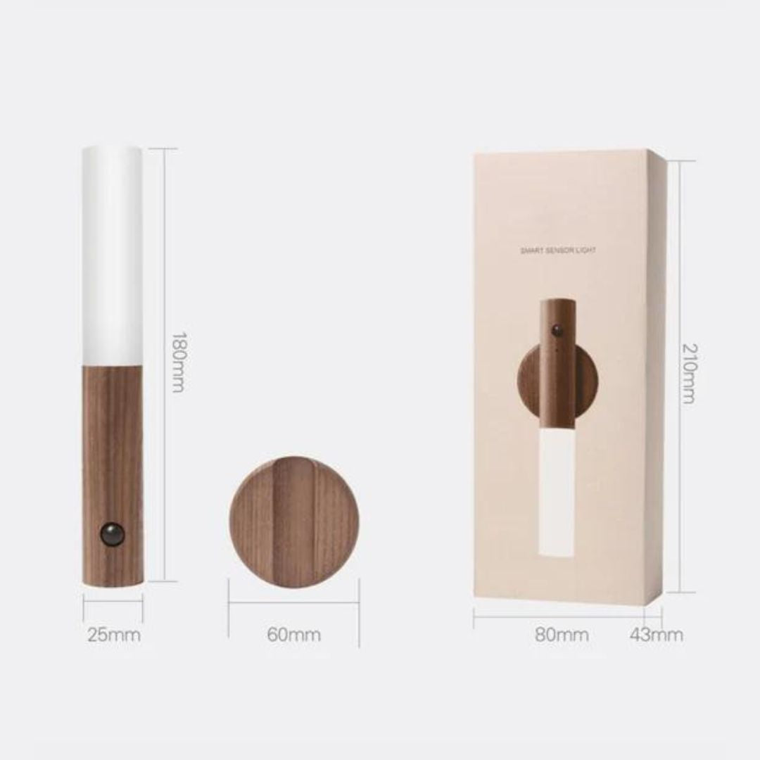 WoodGlo - Rechargeable Wooden Sconce