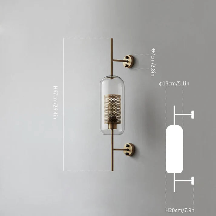 Aether™ - Modern glass wall light