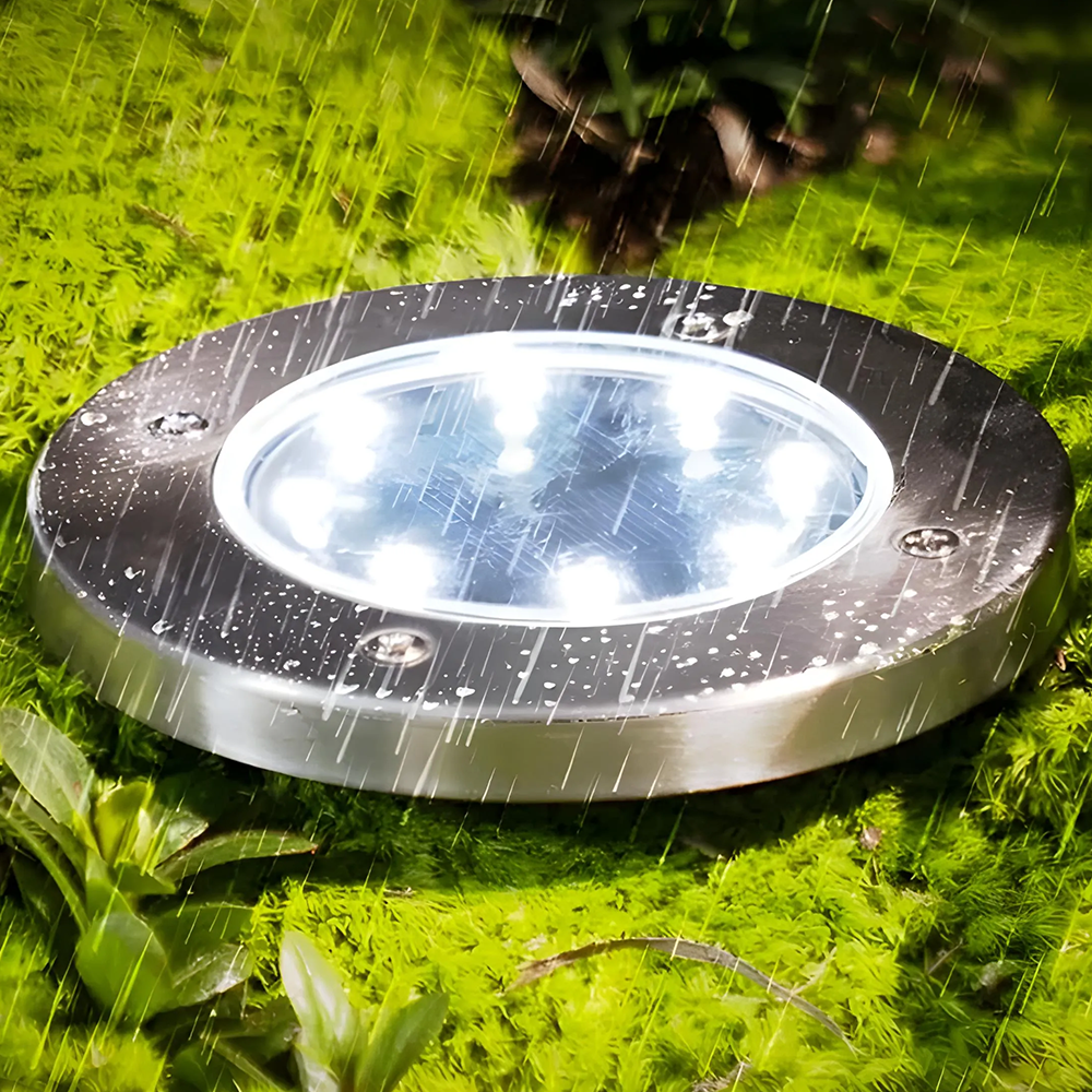 RoundSolar - Outdoor floor spotlight