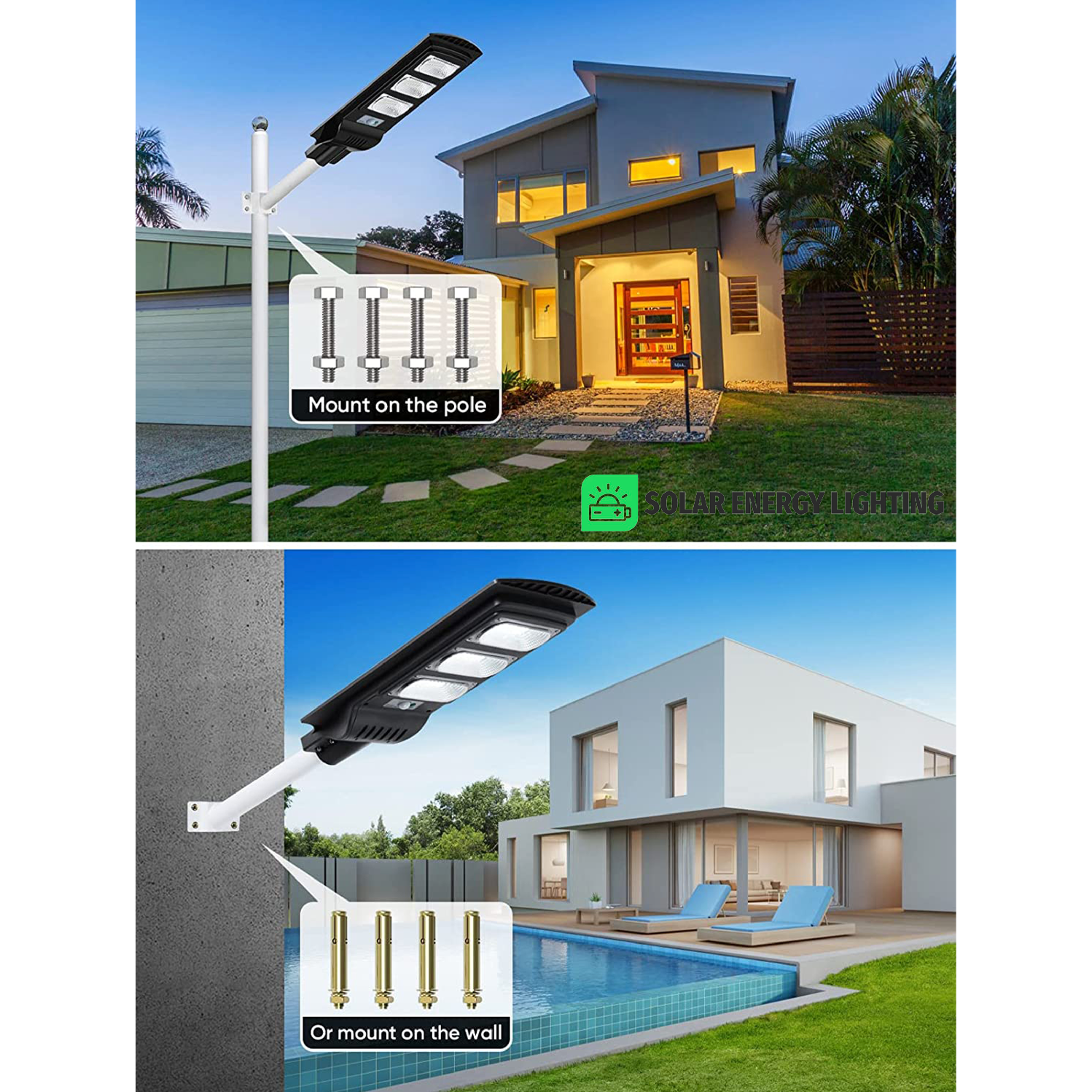 IlluminateSolarMega™- The Ultimate 375W/6500 Lumens Ultra-Bright Solar Street Light