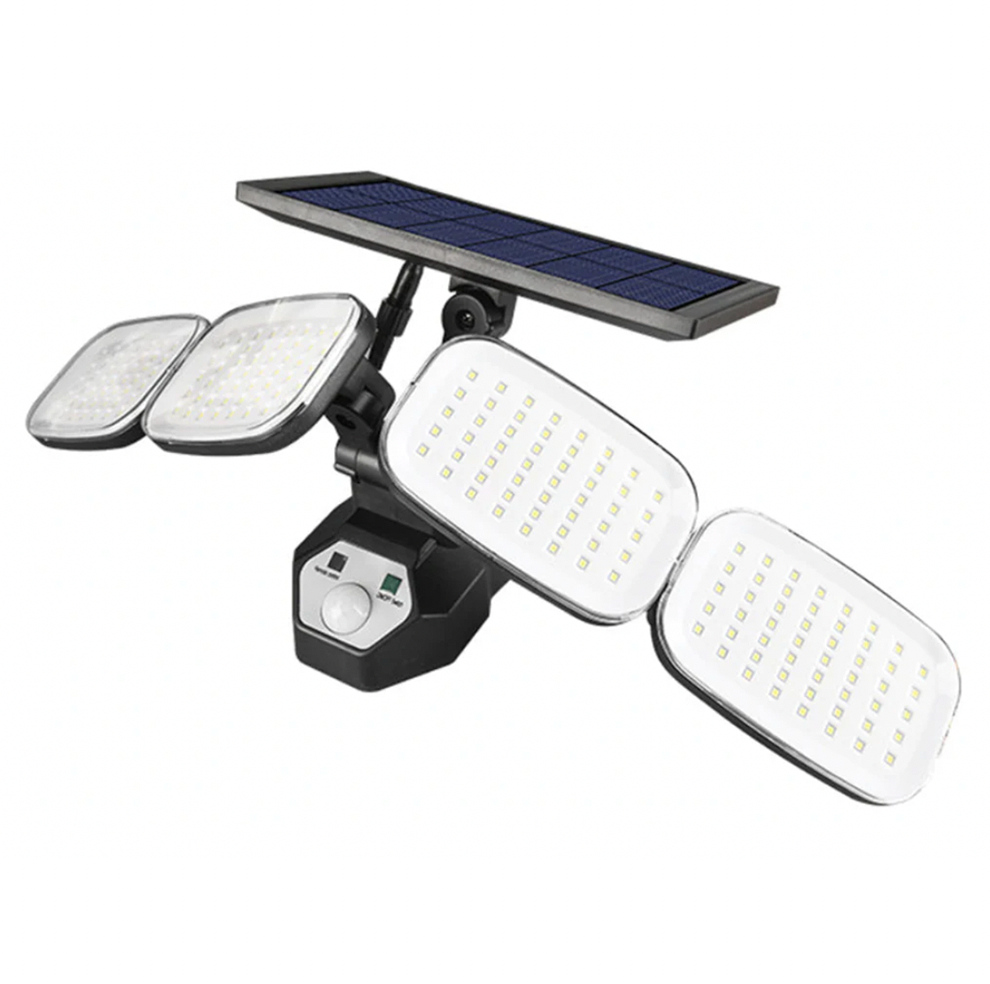 GlowFlexMEGA™ - 200 LED solar light with motion sensor