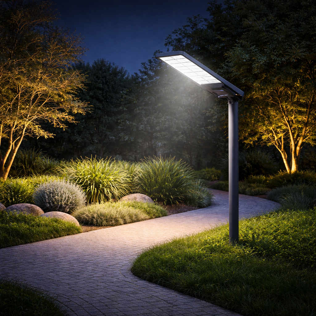 SolarEdge Pro – Solar Flood Light with Remote & Sensor