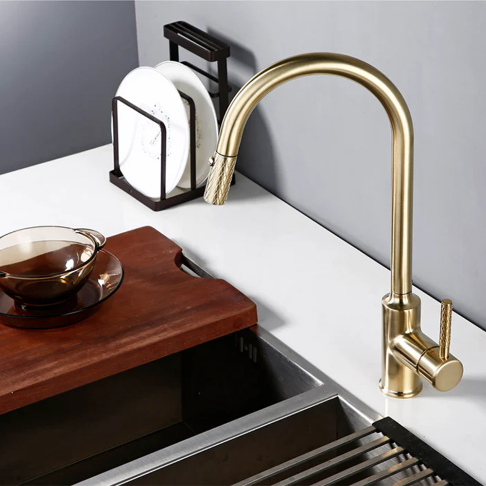 LuxeFlow Kitchen Faucet