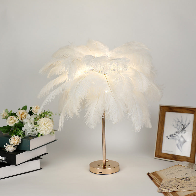 Feathra - Feather Table Light