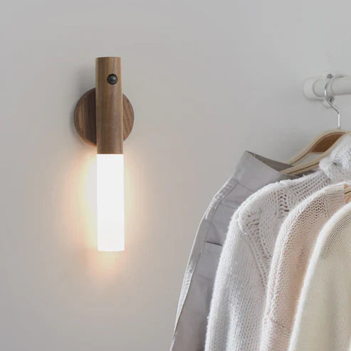 WoodGlo - Rechargeable Wooden Sconce