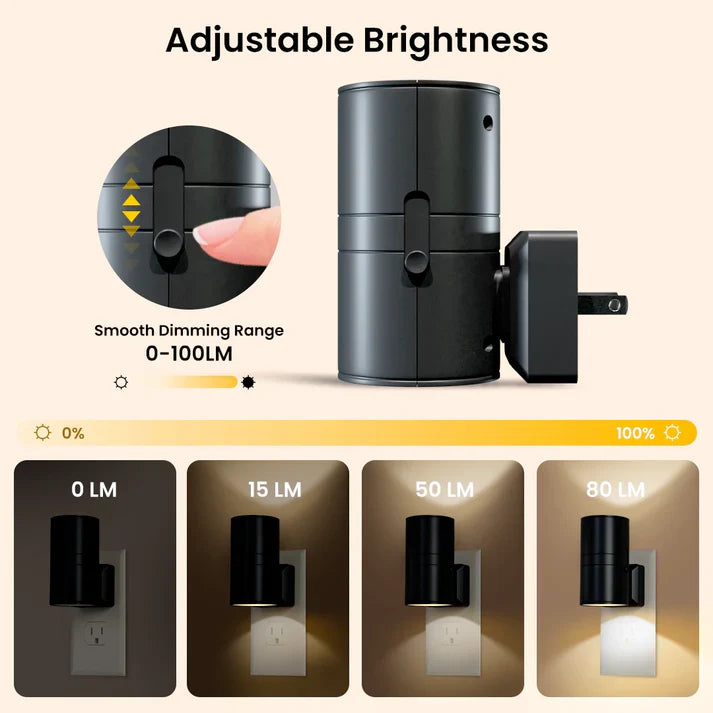 ComfortGlow - Dimmable Plug In Night Light