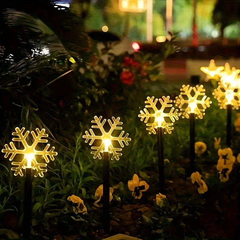 5pcs Solar Winter Pathway Lights