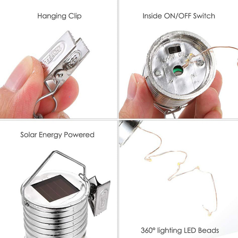 GlowBulb – 6x Solar Hanging Bulbs