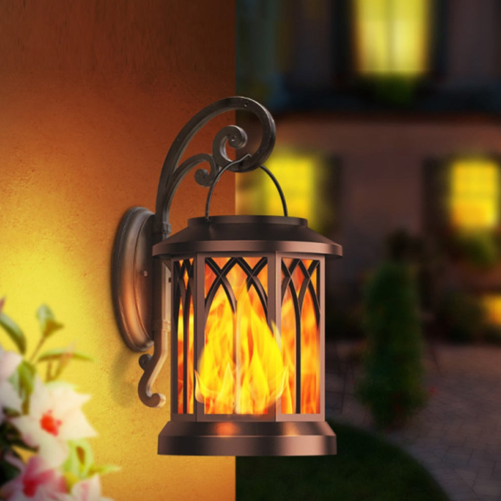 FlameGlow™- Solar Hanging Flame Lantern