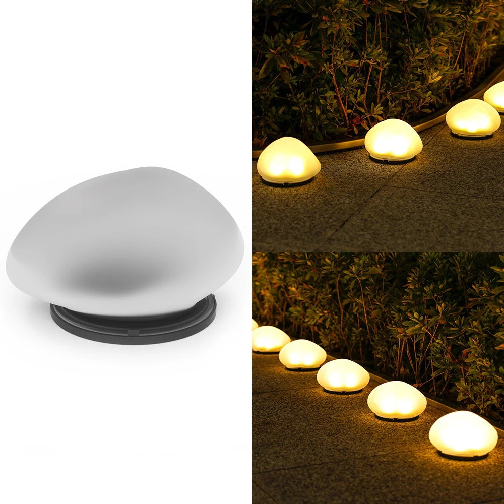GlowPebble Solar Garden Lights 2pcs