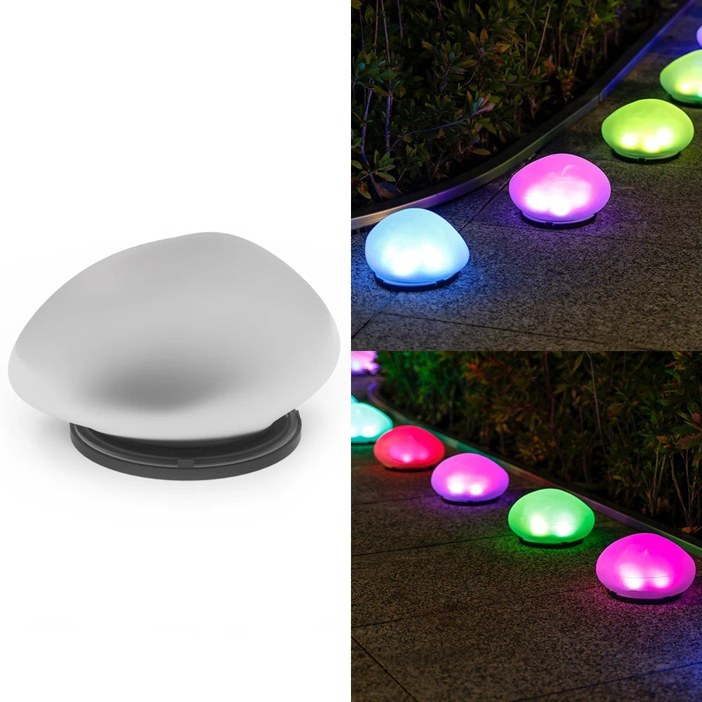GlowPebble Solar Garden Lights 2pcs