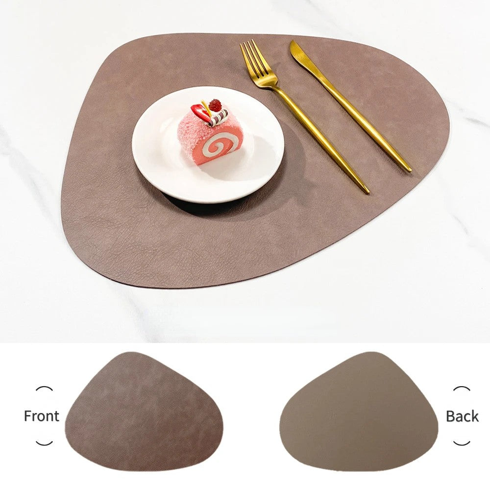 Cowhide Waterproof Double Sided Table Mat