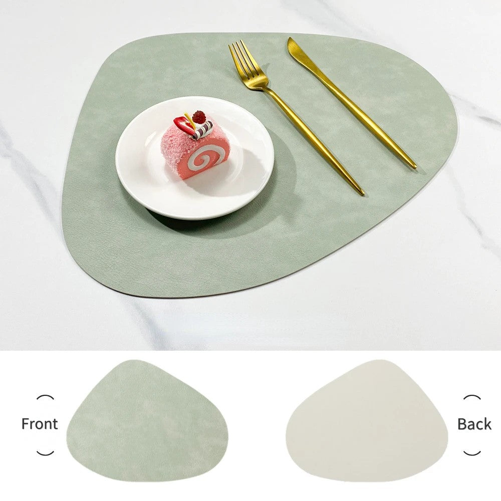 Cowhide Waterproof Double Sided Table Mat