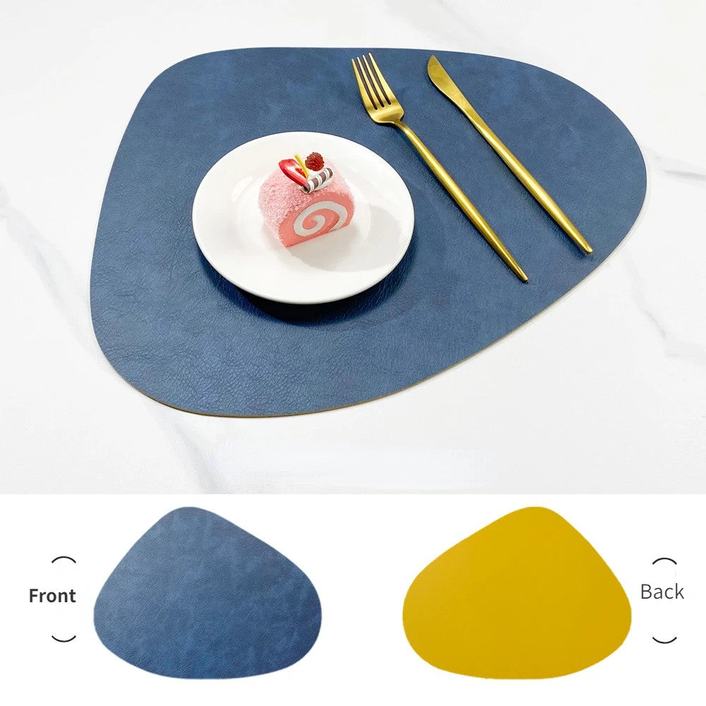 Cowhide Waterproof Double Sided Table Mat