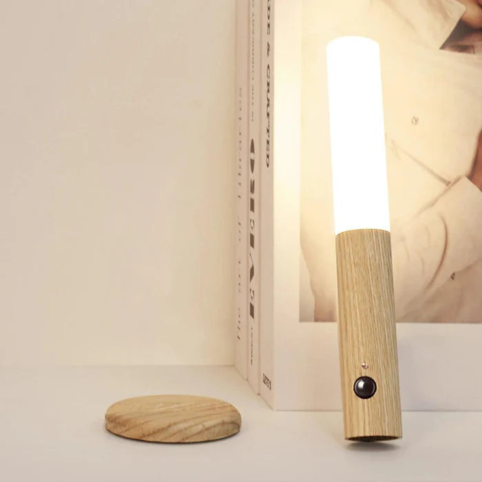 WoodGlo - Rechargeable Wooden Sconce