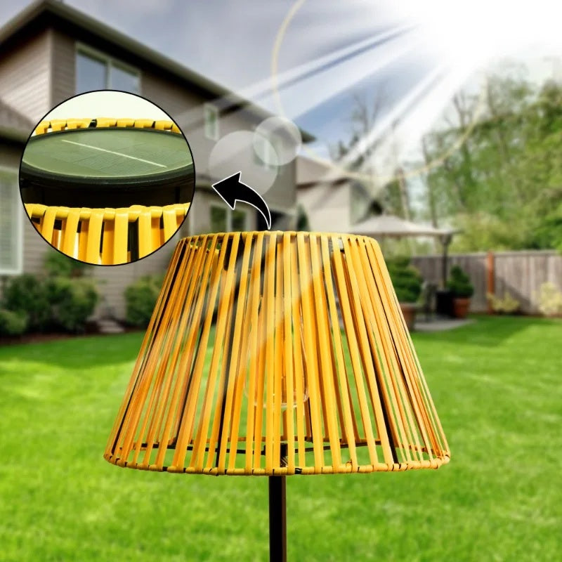 SolRattan Outdoor Solar Floor Lamp