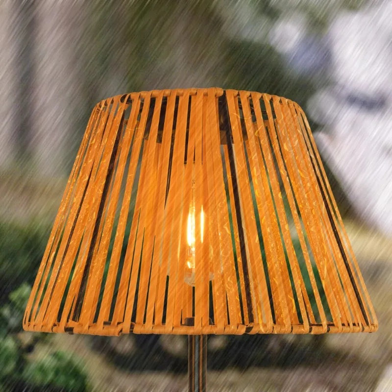 SolRattan Outdoor Solar Floor Lamp