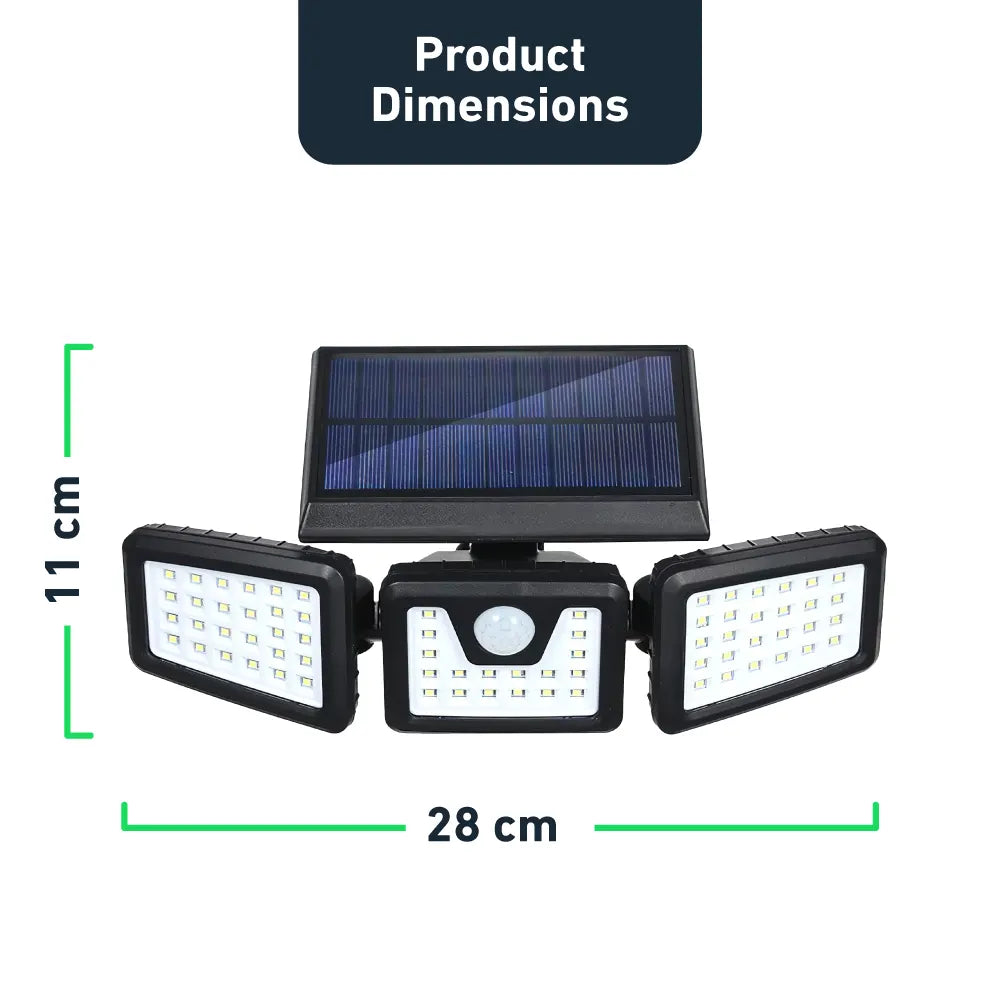 GlowFlex™: la luz de seguridad solar ultrabrillante con sensor de movimiento