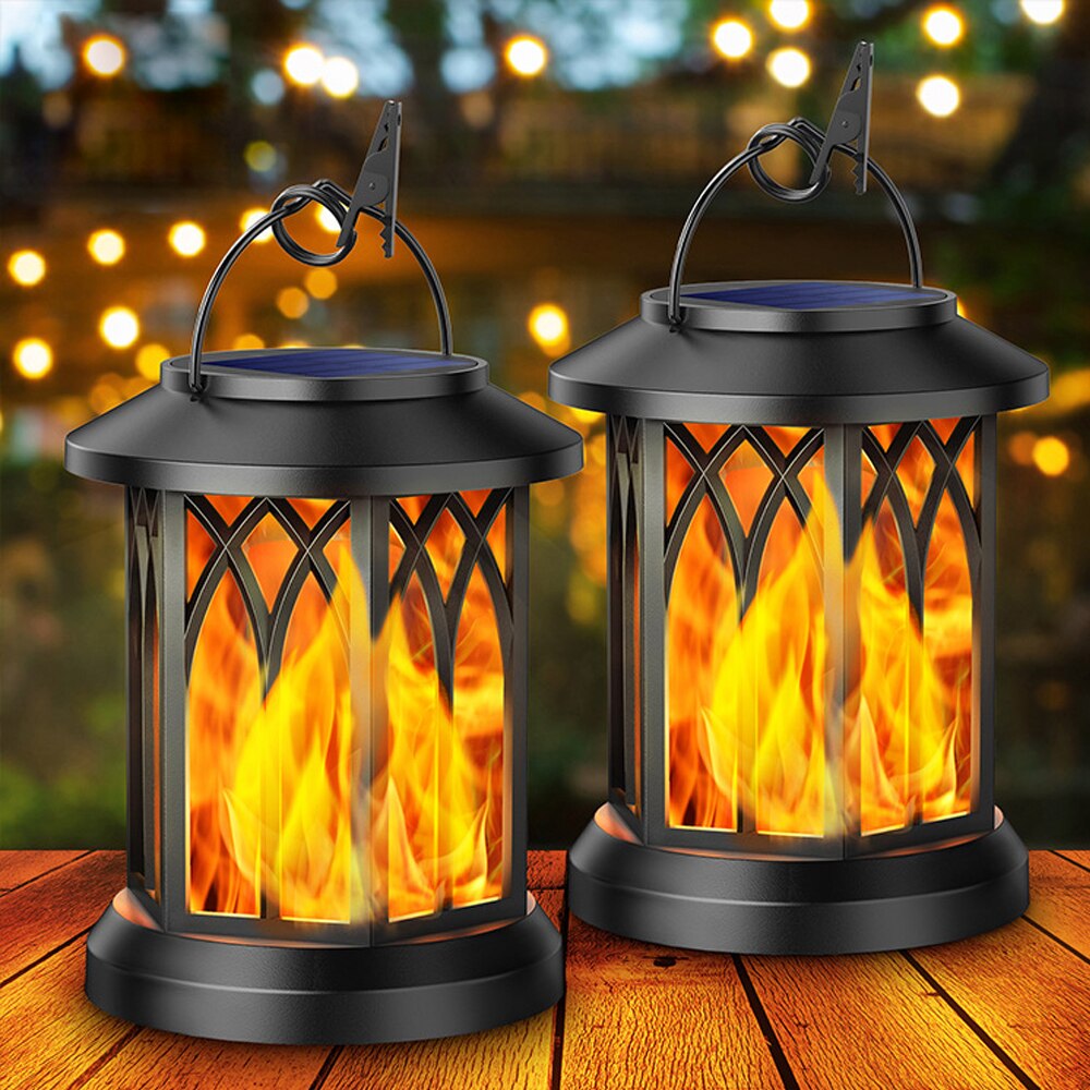 FlameGlow™- Solar Hanging Flame Lantern