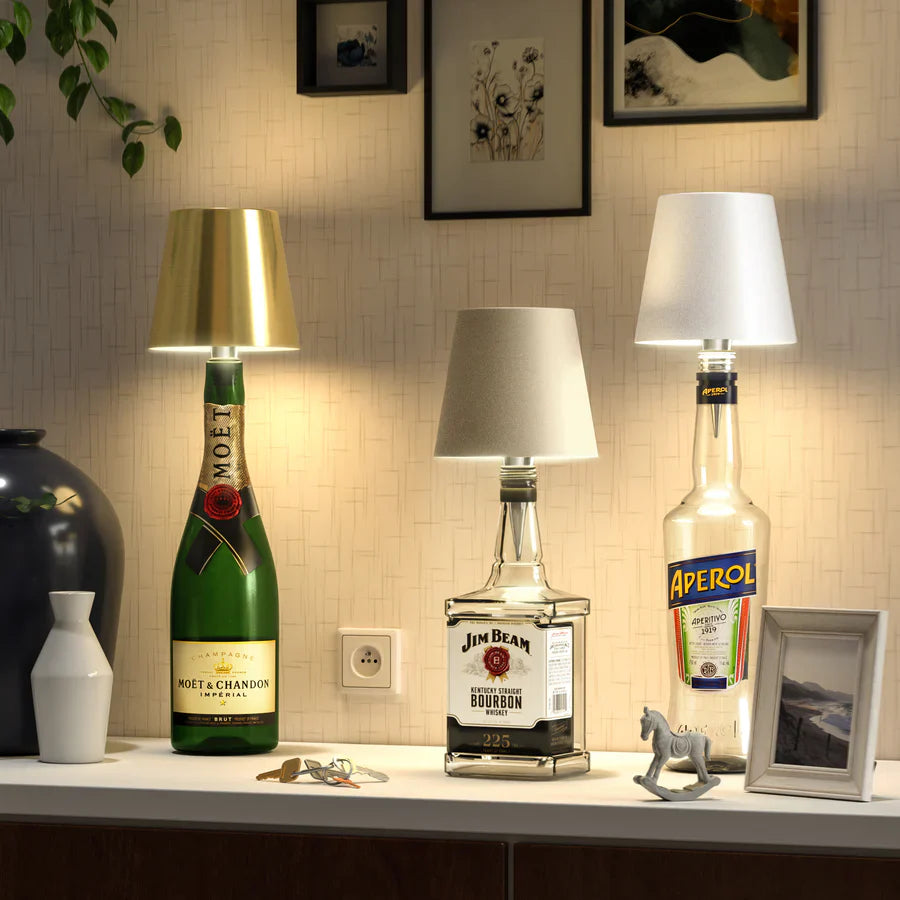 Wireless Designer Bottle Lamp