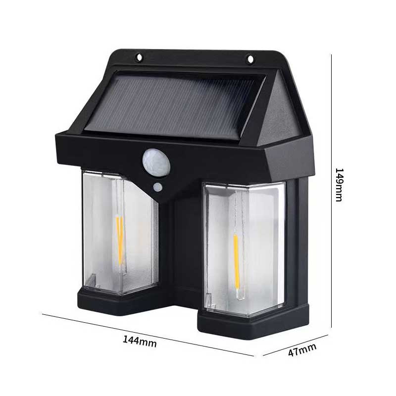 SuncrestDuo™ - IP65 Solar Wall Lamp