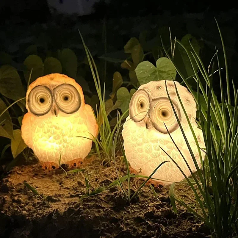 LunaOwl - Solar Outdoor LED Table Lamp