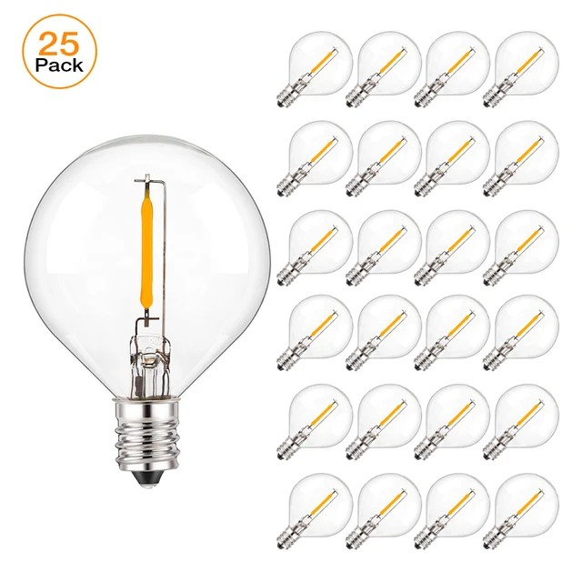 1W LED bulbs ‘warm white’ - IP65 for heavy use