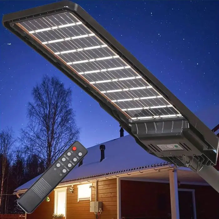 SolarEdge Pro – Solar Flood Light with Remote & Sensor