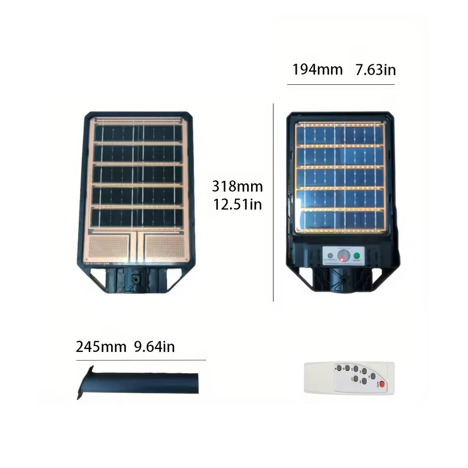 SolarEdge Pro – Solar Flood Light with Remote & Sensor