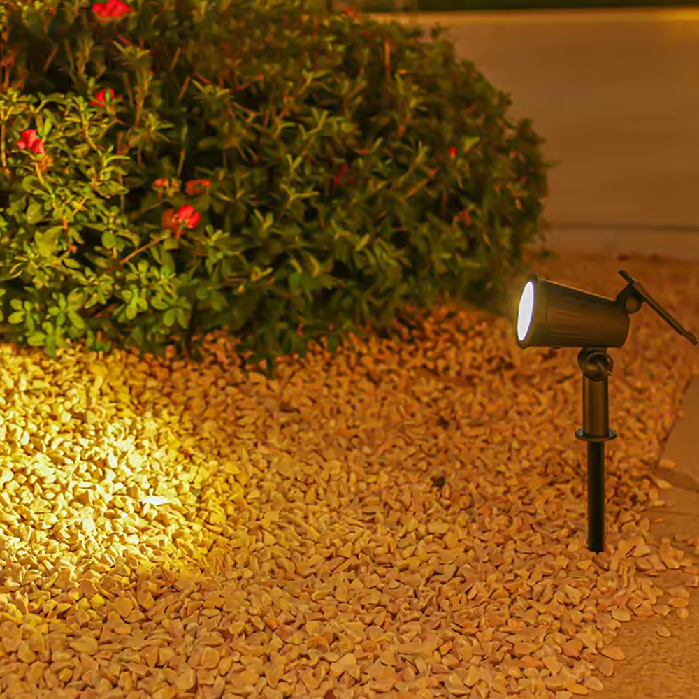 3-Pack Solar Stake Lights – Warm Glow