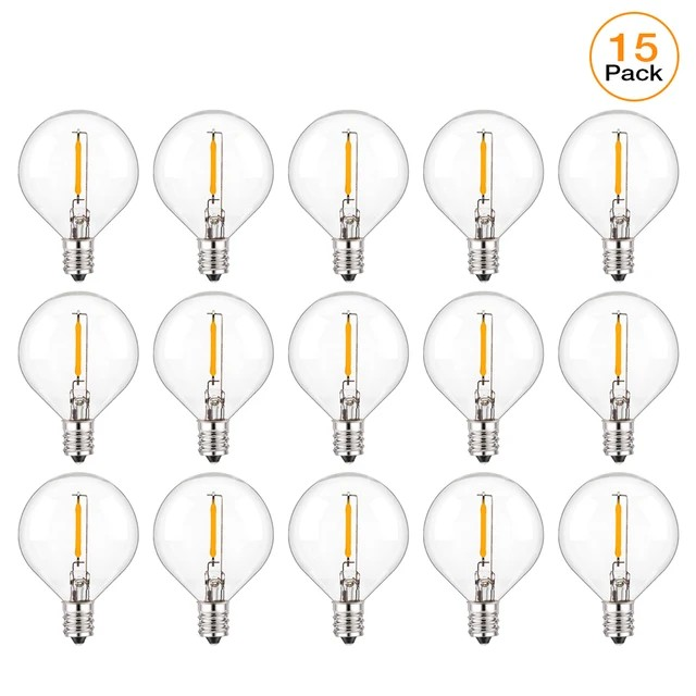 1W LED bulbs ‘warm white’ - IP65 for heavy use