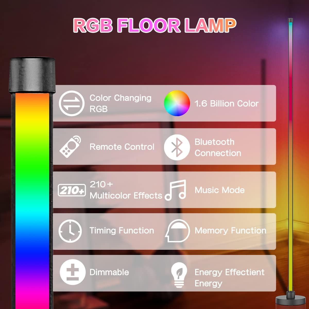 ChromaGlow™ - Smart Floor Lamp