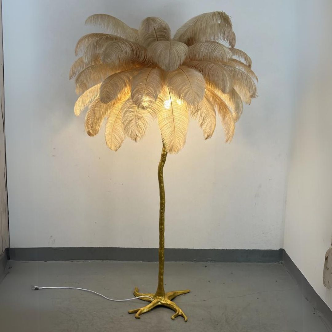 Feathra - Feather Floor Light