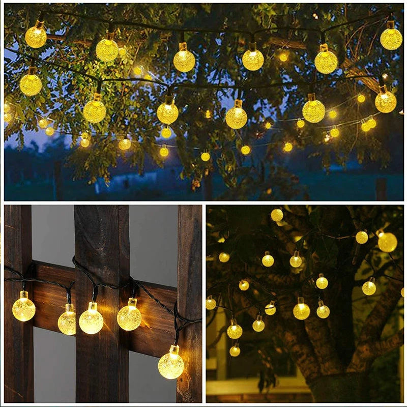 5m-12m Solar LED Festoon Lights