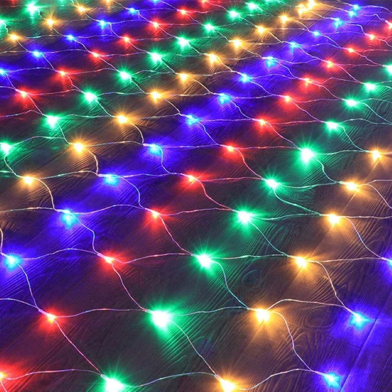 1.5 x 1.5m - 2.5 x 3.0m Solar LED Net Lights