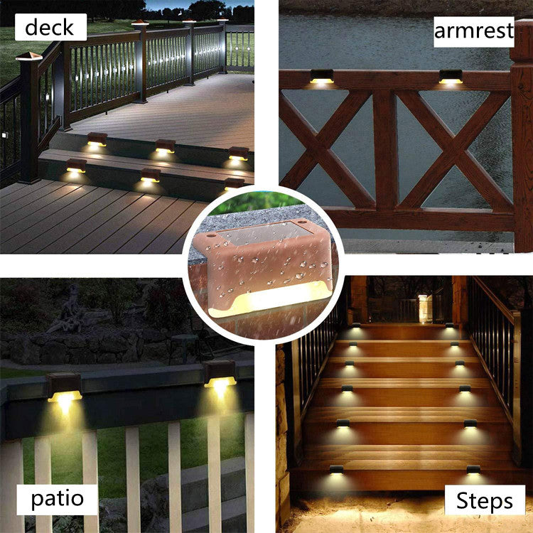 SolarBright™- LED solar fence and deck lights