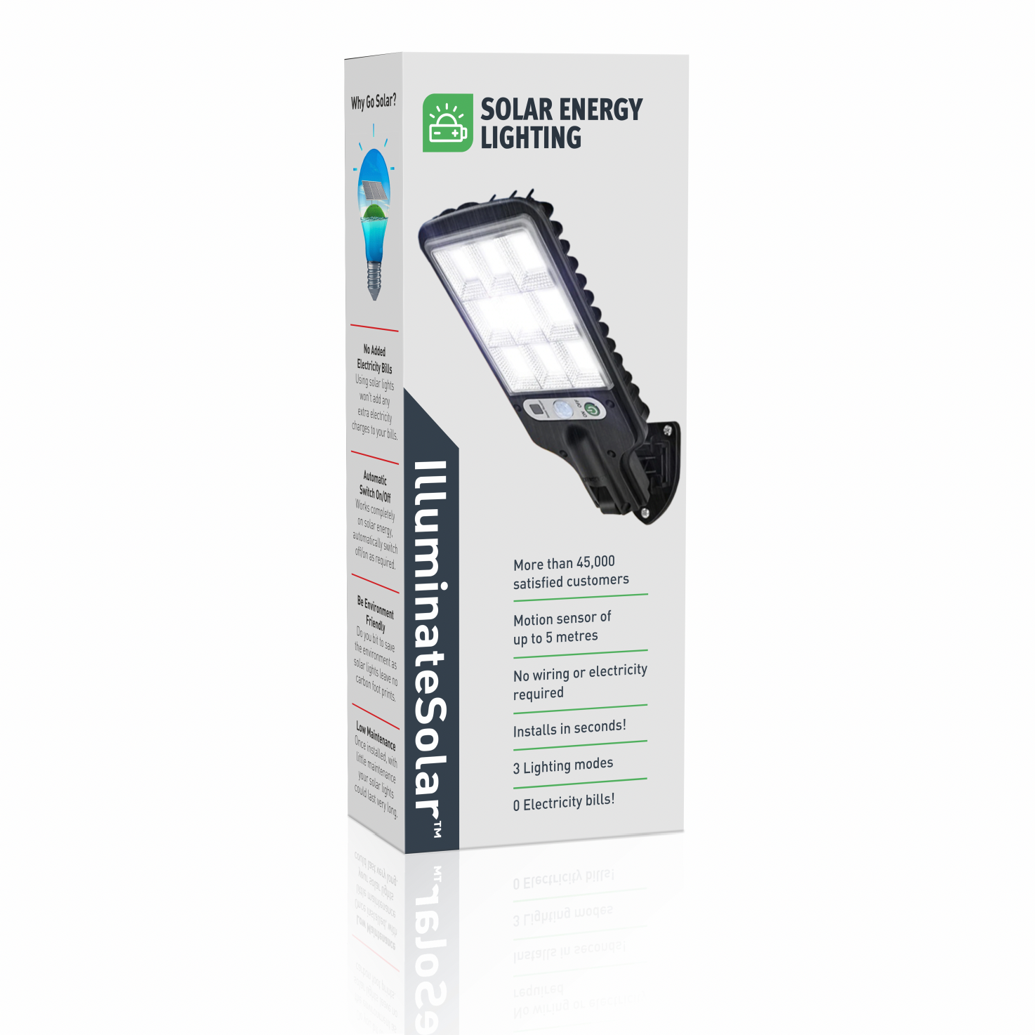 IlluminateSolar™- La luz LED solar definitiva