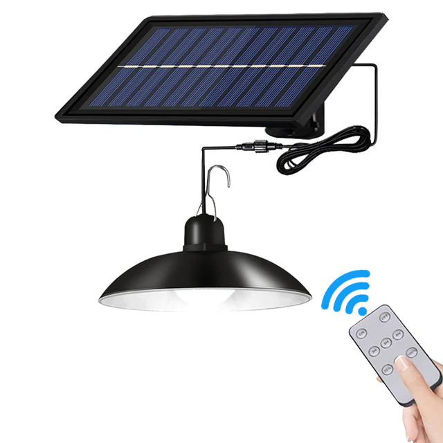 Hanging solar light for outdoor use